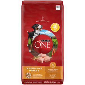 Purina One Chicken and Rice Dog Food Formula