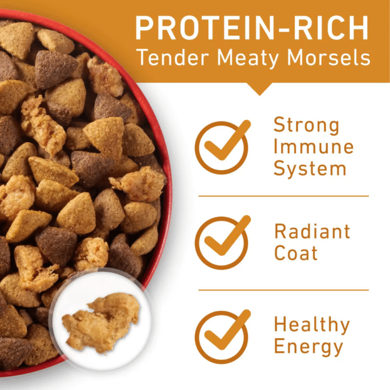 Purina One Chicken and Rice Dog Food Formula Protein-Rich Tender Meaty Morsels